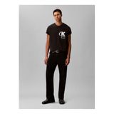 Calvin Klein Bisiklet Yaka T-Shirt, L, 5003297317, Siyah, Erkek