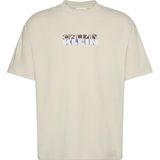 Calvin Klein Bisiklet Yaka T-Shirt, L, LV04RD808G, Beyaz, Erkek