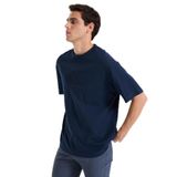 Calvin Klein Bisiklet Yaka T-Shirt, M, LV04RB295G, BLUE, Erkek