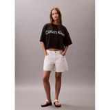 Calvin Klein Bisiklet Yaka T-Shirt Siyah, XS, LV044C903GUB1, SİYAH, Kadın