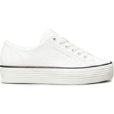 Calvin Klein BOLD VULC FLATF LOW LTH I Beyaz Kadın Sneaker