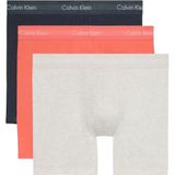 Calvin Klein Boxer Brief 3Pk Erkek Çoklu Paket Iç Giyim, Turuncu, S