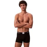 Calvin Klein Boxer Külot Erkek 3'lü Paket, Emblematik Kemer, Siyah (siyah), L, Siyah (Black Ub1)