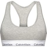 Calvin Klein Bralette Sporcu Sütyeni – Esnek, Dikişsiz ve Nefes Alabilen Pamuklu Kumaş ile Gün Boyu Rahatlık - XS - Gri