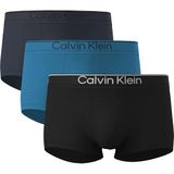 CALVIN KLEIN CALVIN KLEIN Erkek Calvin Klein İmzalı Elastik Bantlı Mavi Boxer 000NB3651A 3UO