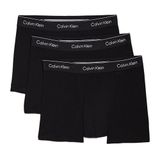 CALVIN KLEIN CALVIN KLEIN Erkek Marka Logolu Elastik Bantlı Günlük Kullanıma Uygun Siyah-Siyah-Siyah Boxer LV00NB4389 TM6