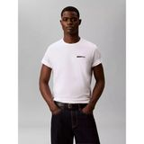Calvin Klein Calvın Kleın Erkek Marka Logolu Günlük Kullanıma Uygun Beyaz T-Shirt LV04LG810G Yaf