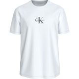 Calvin Klein Calvın Kleın Erkek Marka Logolu Günlük Kullanıma Uygun Beyaz T-Shirt LV04RB866G Yaf - 2XL