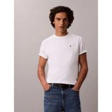 Calvin Klein Calvın Kleın Erkek Marka Logolu Günlük Kullanıma Uygun Beyaz T-Shirt LV04RD254G Yaf