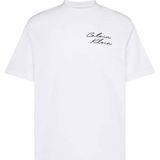 Calvin Klein Calvın Kleın Erkek Marka Logolu Günlük Kullanıma Uygun Beyaz T-Shirt LV04RE828G Yaf - XL