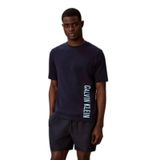 CALVIN KLEIN CALVIN KLEIN Erkek Marka Logolu Günlük Kullanıma Uygun Lacivert T-Shirt LV00NM3019 0PP