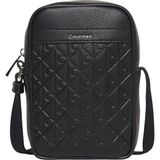 CALVIN KLEIN CALVIN KLEIN Erkek Marka Logolu Günlük Kullanıma Uygun Siyah El Çantası LV04D3228G UB1