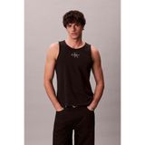 CALVIN KLEIN CALVIN KLEIN Erkek Marka Logolu Günlük Kullanıma Uygun Siyah T-Shirt LV04RF850G UB1