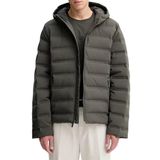 CALVIN KLEIN CALVIN KLEIN Erkek Marka Logolu Kapitone Regular Fit Kalıp Siyah Mont LV04LD521G UB1