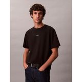 Calvin Klein Calvın Kleın Erkek Marka Logolu Organik Pamuklu Günlük Kullanıma Uygun Siyah T-Shirt LV04LC241G Ub1 - 2XL