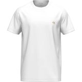 CALVIN KLEIN CALVIN KLEIN Erkek Marka Logolu Pamuklu Bisiklet Yakalı Nem Emici Kumaşlı Şık Görünümlü Günlük Kullanıma Uygun Beyaz T-Shirt LV00NM3022 100