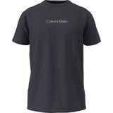 Calvin Klein Calvın Kleın Erkek Marka Logolu Pamuklu Bisiklet Yakalı Nem Emici Kumaşlı Şık Görünümlü Günlük Kullanıma Uygun Lacivert T-Shirt 000NM2748E Ccı