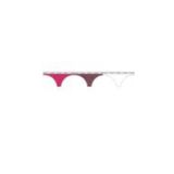 CALVIN KLEIN CALVIN KLEIN Kadın Marka Logolu Elastik Bantlı Günlük Kullanıma Uygun Pembe-Bordo-Beyaz Külot 000QD5209E 320