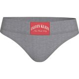 CALVIN KLEIN CALVIN KLEIN Kadın Marka Logolu Günlük Kullanıma Uygun Gri Külot LV00QF8711 P7A