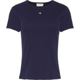 CALVIN KLEIN CALVIN KLEIN Kadın Marka Logolu Günlük Kullanıma Uygun Lacivert T-Shirt LV047F233G 9EI