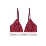 CALVIN KLEIN CALVIN KLEIN Kadın Marka Logolu Günlük Kullanıma Uygun Mor Sütyen LV00QF8498 ZIJ