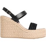 CALVIN KLEIN CALVIN KLEIN Kadın Marka Logolu Günlük Kullanıma Uygun Siyah Espadril HW0HW02901 BEH