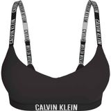 CALVIN KLEIN CALVIN KLEIN Kadın Marka Logolu Günlük Kullanıma Uygun Siyah Sütyen LV00QF8754 UB1