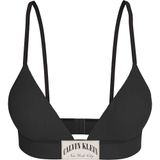 CALVIN KLEIN CALVIN KLEIN Kadın Marka Logolu Günlük Kullanıma Uygun Siyah Sütyen LV00QF8886 UB1