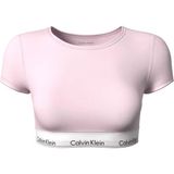 CALVIN KLEIN CALVIN KLEIN Kadın Marka Logolu Günlük Kullanıma Uygun Toz Pembe Sütyen LV00QF8495 8Z6