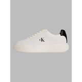 Calvin Klein Calvın Kleın Kadın Marka Logolu Kalın Tabanlı Elastık Bağcıklı Günlük Kullanıma Uygun Beyaz-Siyah-Beyaz Sneaker YW0YW01947 06X - Beyaz - Siyah - Beyaz