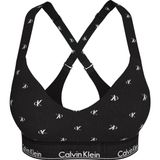 CALVIN KLEIN CALVIN KLEIN Kadın Siyah-Beyaz Logolu Sütyen 000QF7900E PCS