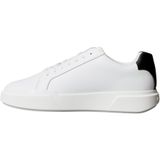 Calvin Klein CHUNKY CUPSOLE LACEUP LTH Erkek Spor Ayakkabı, Black/Bright White, 41