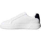 Calvin Klein Chunky Cupsole Laceup Lth Erkek Spor Ayakkabı, Bright White/Navy, 45