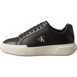 Calvin Klein CHUNKY CUPSOLE LACEUP LTH WN Kadın Spor Ayakkabı Fudge/Marshmallow 40