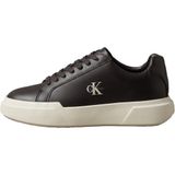 Calvin Klein CHUNKY CUPSOLE LACEUP LTH WN Kadın Spor Ayakkabı Fudge/Marshmallow 41