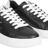 Calvin Klein CHUNKY CUPSOLE LACEUP MON LTH WN Kadın Spor Ayakkabı, Siyah, 39
