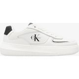 Calvin Klein Chunky Cupsole Low Kadın Beyaz Sneaker - 01W-Beyaz
