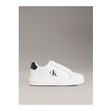 Calvin Klein Chunky Cupsole Mono Erkek Beyaz Spor Ayakkabı (YM0YM01317-0LD)