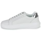 Calvin Klein Chunky Cupsole Mono Lth Wn Kadın Sneaker Ayakkabı Beyaz 40