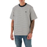 Calvin Klein Çizgili Pamuklu Regular Fit Bisiklet Yaka T Shirt LV04LD204G67U Erkek T SHİRT LV04LD204G 67U