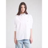 Calvin Klein Ck LV047C143G Poplın Relaxed Kadın Gömlek - Mavi
