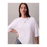 Calvin Klein Ck Lv047d204g Ss Woven Label Oversızed Tee Kadın Tshırt