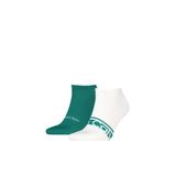 Calvin Klein Ck Men Sneaker 2P Logo Stripe 2li Çorap, Standart, 701237875, Bej, erkek