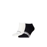 Calvin Klein Ck Men Sneaker 2P Logo Stripe 2li Çorap, Standart, 701237875, Turkuaz, erkek