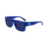 Calvin Klein CKJ 23642S 400 54 Unisex Dikdörtgen Mavi Kemik Güneş Gözlüğü