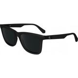 Calvin Klein CKJ 24601S 001 54 Dikdörtgen Füme Kemik Unisex Güneş Gözlüğü