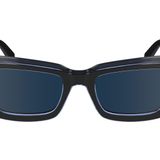 Calvin Klein Ckj24608s Dikdörtgen Güneş Gözlüğü, Siyah, One Size