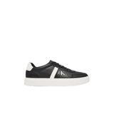 Calvin Klein CLASSIC CUPS LACE LTH EMB TONGUE Erkek Spor Ayakkabı, Ck Black, 43