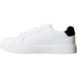 Calvin Klein CLASSIC CUPSOLE LACEUP LTH Erkek Spor Ayakkabı, Bright White/Black, 42