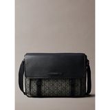 Calvin Klein Çok Renkli Erkek Postacı Çantası MIXED EMBLEM AOP LAPTOP FLAP MES